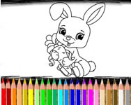 Rabbit coloring book HTML5 zootopia HTML5 jtk